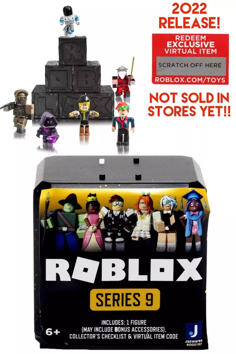 Roblox Action Collection - Series 9 Mystery Figure [Includes 1 Figure + 1  Exclusive Virtual Item] 