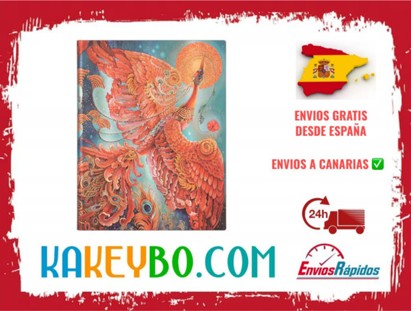 AGENDA FLEXI 18M PAPERBLANKS 2024 AVE FENIX MIDIDAS 13 X 18CM HORIZONTAL 24H