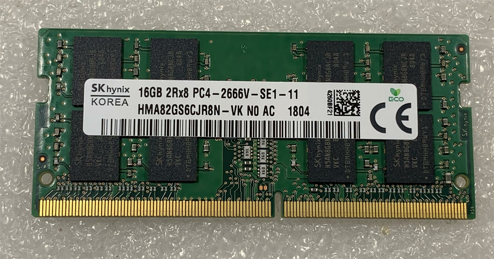 HP L42761-001 SK Hynix HMA82GS6CJR8N-VK Ram Memory DDR4 16 GB PC4 2666 MHz NEW