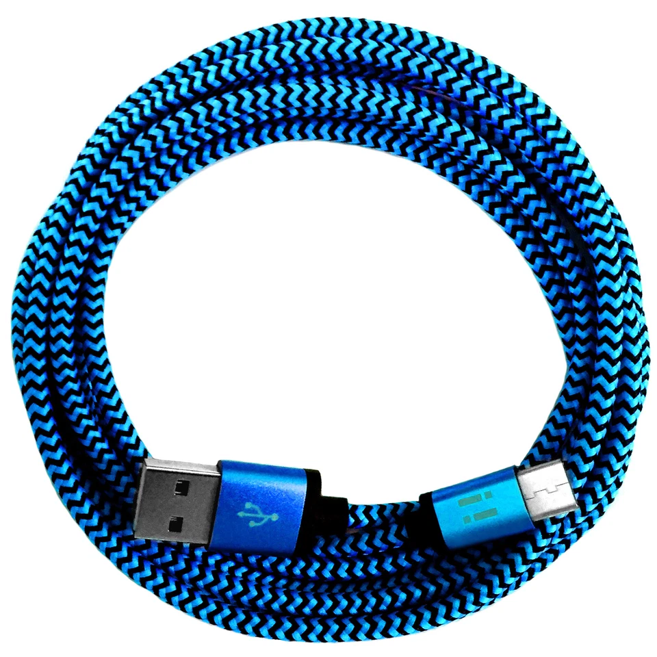 USB C Typ C Schnell Ladekabel Datenkabel Kabel für Samsung Galaxy Huawei Handy - Bild 2 von 4