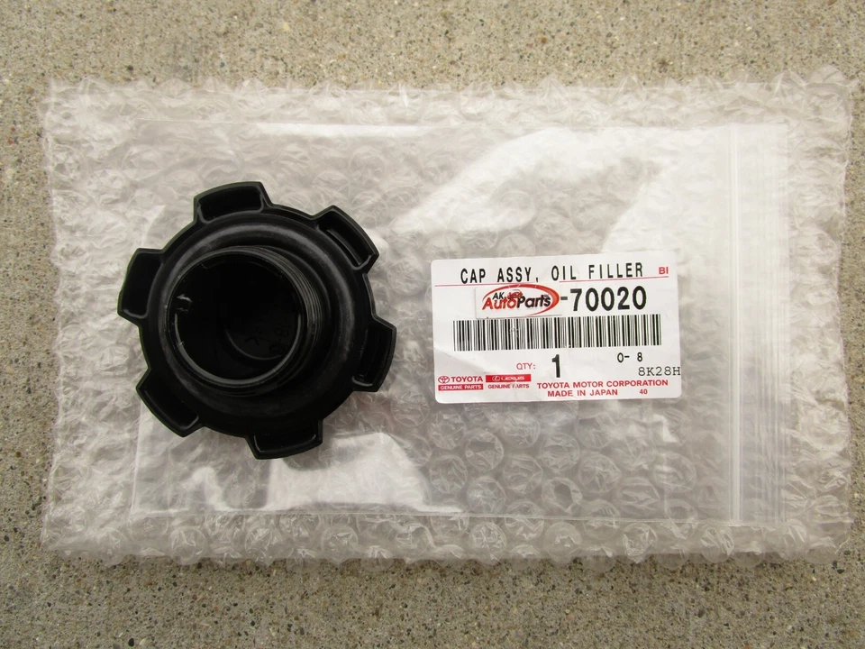 SE ADAPTA A: 93 - 94 TAPA DE LLENADO DE LÍQUIDO DE ACEITE DE MOTOR TOYOTA TERCEL OEM NUEVO Foto 2 de 3