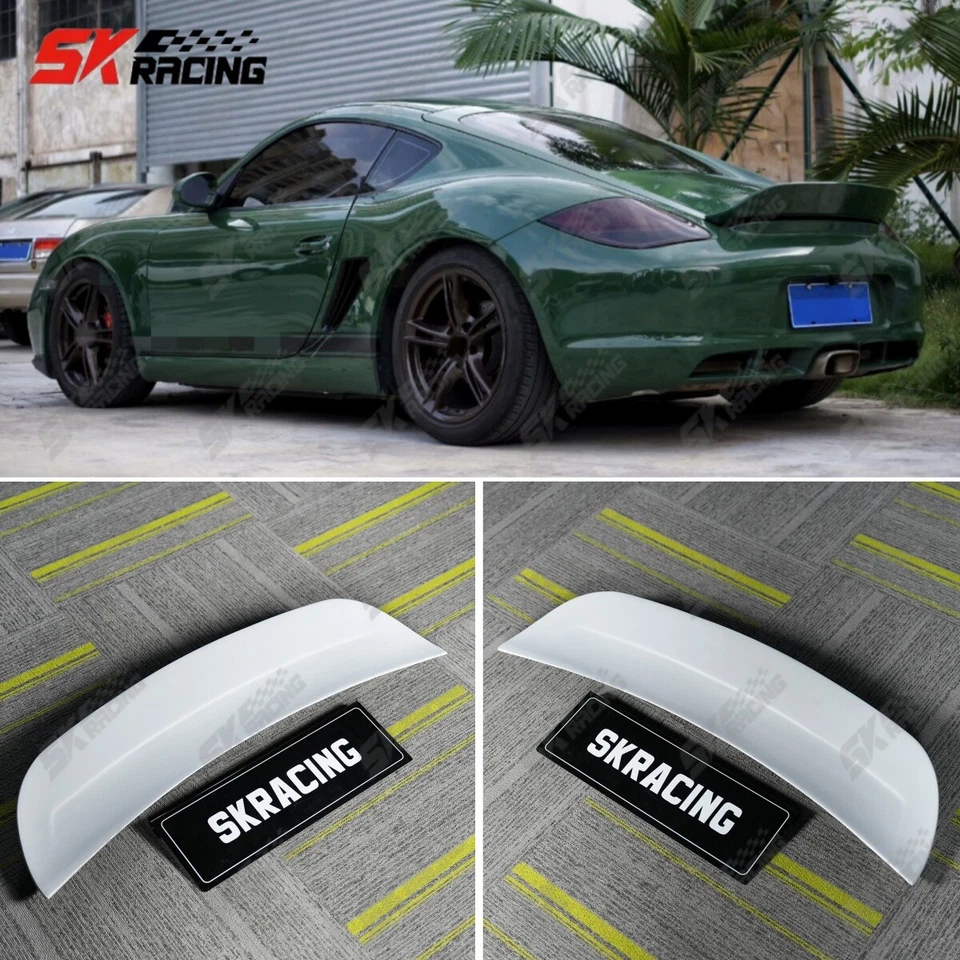 Alerón trasero de fibra de carbono/sin pintar para Porsche 987 Cayman S 06-12 Foto 2 de 4