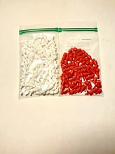 Battleship 2002 Game Replacement Pieces 168 White Pegs & 84 Red Pegs