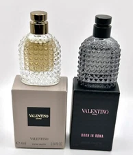 Valentino Uomo EDT & Uomo Born In Roma EDT by VALENTINO 4 ml Mini’s Each.  NEW