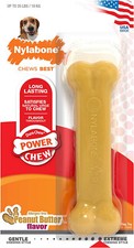 Nylabone Dura Power Extreme Chew Bone Peanut Butter Med for Dogs up to 35lbs