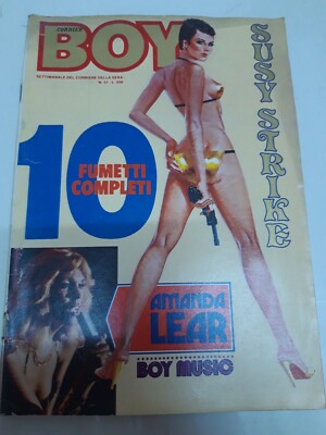 1978 Boy Comic No. 31 with AMANDA LEAR and ORNELLA VANONI in the column GREAT! 