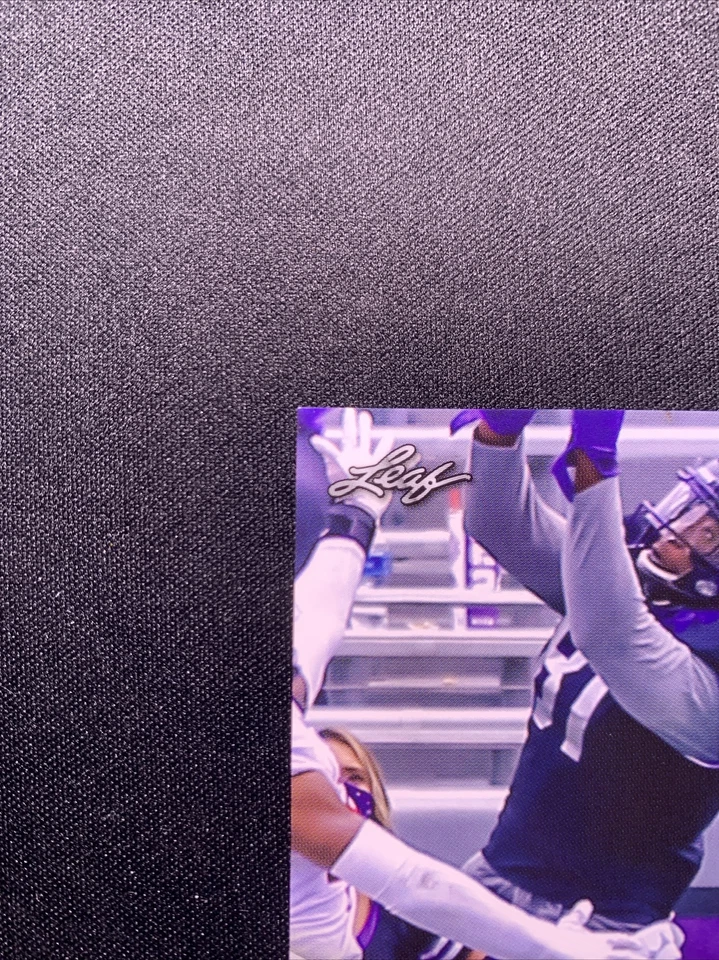 PRO WELLS 2021 LEAF DRAFT Rc Autograph Auto - Image 2 of 4