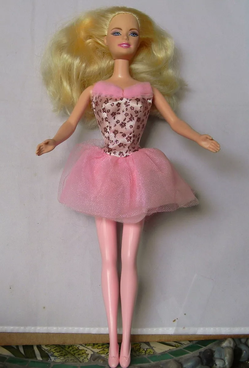 BARBIE BALLERINA DOLL PINK DRESS BALLERINA FEET SALE!