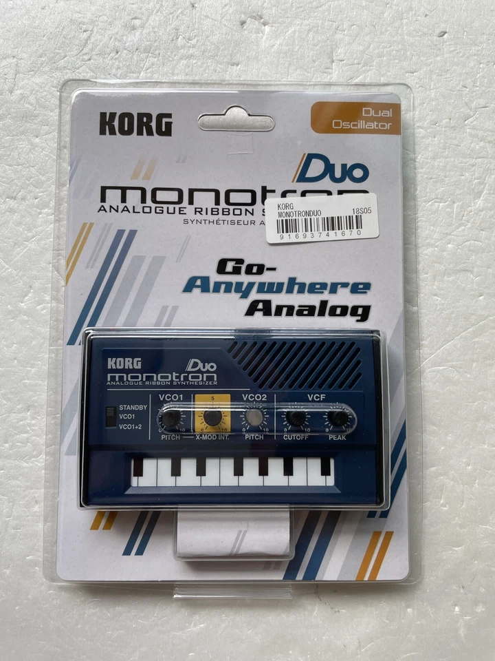 Korg Monotron DUO Analog Ribbon Portable Synthesizer New from Japan - Image 2 of 4