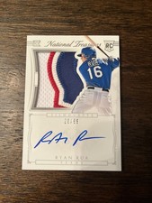 2015 Panini National Treasures - Rookie Silhouette /69 Autographs Ryan Rua #16