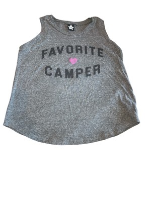 Pixie Lane Girls Favorite Camper Graphic Tank Top Size 7