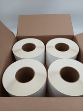 Blank Labels 5 X 2.5 CTT Perm W/Perf Label Roll 2400 3 In Core 8 OD Case 4 Rolls