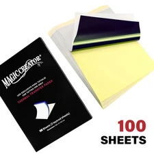 20/100pcs Tattoo Transfer Paper Stencil Carbon Thermal Tracing Hectograph