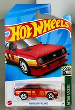 2022 Hot Wheels Ford Escort RS2000 Red Retro Racers 1/10 42/250 HKJ77-M7C5 4D2