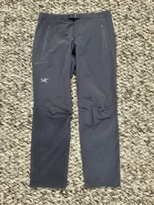 Womens Arc’teryx Gamma LT Softshell Pants Size 12 Black Sapphire