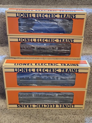 LIONEL 6-16087 6-16088 6-16089 6-16090 Juego de pasajeros central de Nueva York. Cuatro coches | Condition: Used