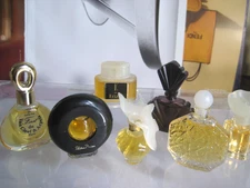 🎁lot Mini Vintage perfume Paloma Picasso Nina Ricci First Ombre Rose K Krizia
