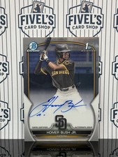 2023 Bowman Chrome Draft Autographs #CDAHB Homer Bush Jr.