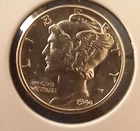 1944-D & P Mercury Silver Dimes — Ch. MS+ Gem Uncirculated FB 🔥