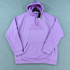 Adidas Hoodie Men's XL Purple Game Go Training Hooded Sweatshirt Pullover NWT