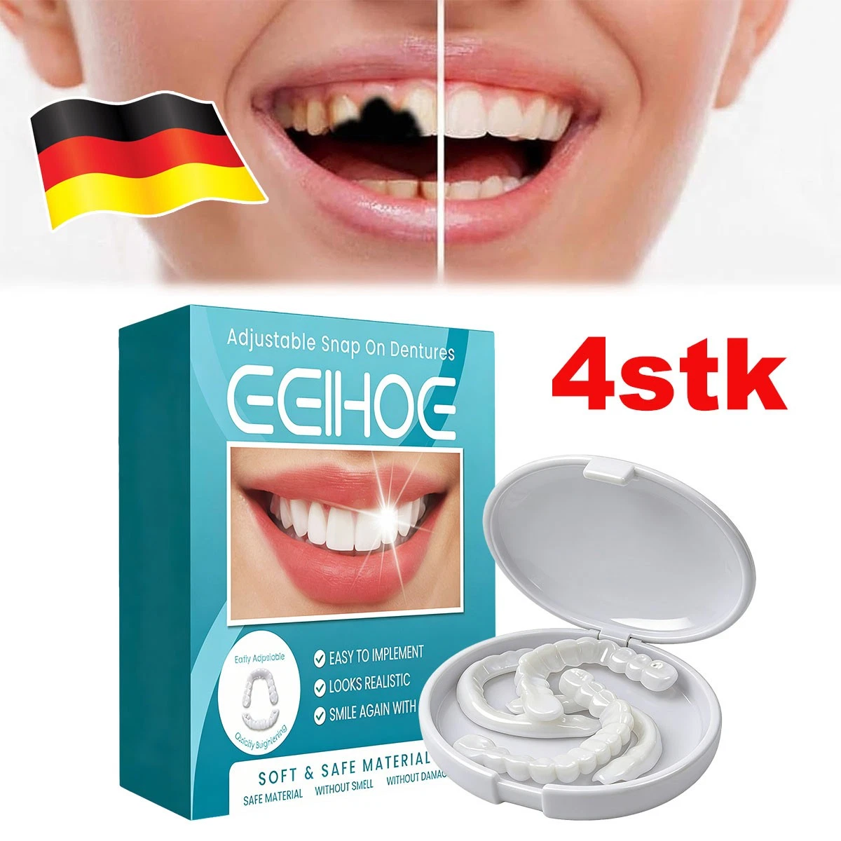 Dental Praxis Set mit Zahnmodell – Prothese Voll/Teil, künstliche Zähne Dental Praxis Set mit Zahnmodell – Prothese Voll/Teil, künstliche Zähne