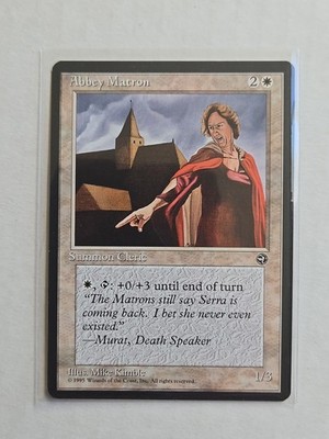 Abbey Matron (Art B) - Homelands - MP - MTG Magic - Common - Creature 