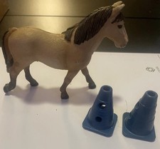 Retired Schliech Farm World Slalom Pony With Replacement Cones