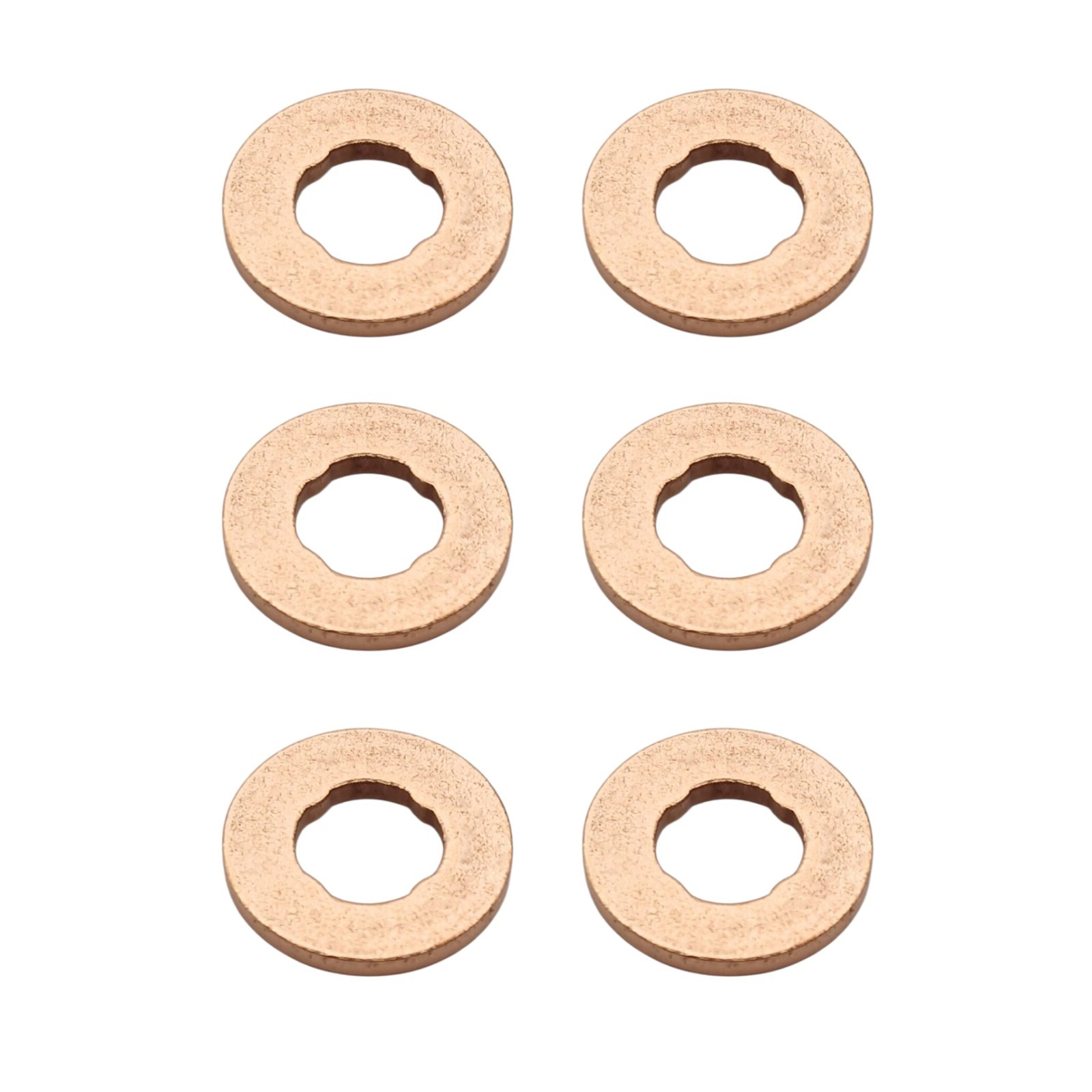 For Land Rover Discovery IV 3.0 SDV6 4x4 Diesel Fuel Injector Copper Washers x 6