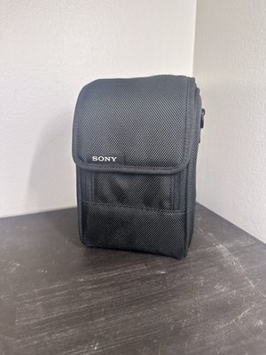 Sony LCS-FEA1 Camera Lens Bag - Black w/Zippers - New condition - No Strap