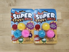 Super Sticky Balls - Squishy Sensory Stress Reliever Balls Wall Crawler - 6 Pack