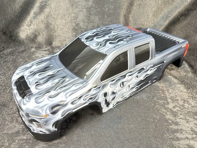 CUSTOM PAINTED RC TRUCK BODY ARRMA KRATON 6S TRAXXAS E-REVO T/E MAXX SILVERADO