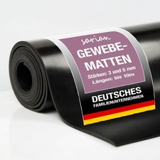 Gummimatte mit Gewebeeinlage 3-5mm NR/SBR Gummistreifen Schutzmatte Antirutssch