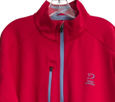 Zero Restriction Tour Series Jacket Mens XL Red Trump Doonbeg Ireland 1/4 Zip