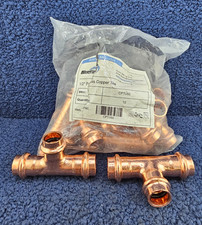 (QTY 10) Bluefin CPT050: 1/2" Press Copper Tee