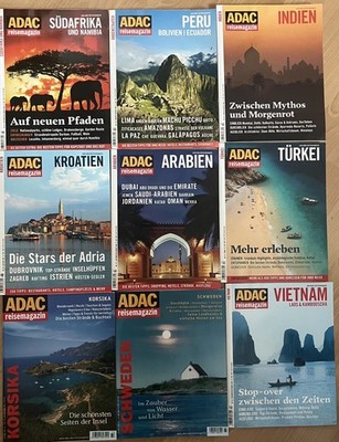 ADAC Reisemagazin 2003 Korsika, 2002,2004, 2006, 2008, 2007, 2006 9 Hefte 