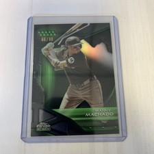2026 Topps Chrome Black Manny Machado Padres Green SSP /99
