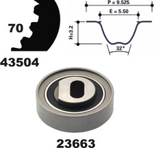 Zahnriemensatz für HONDA ROVER ACCORD IV Coupe Aerodeck V VI Hatchback PRELUDE