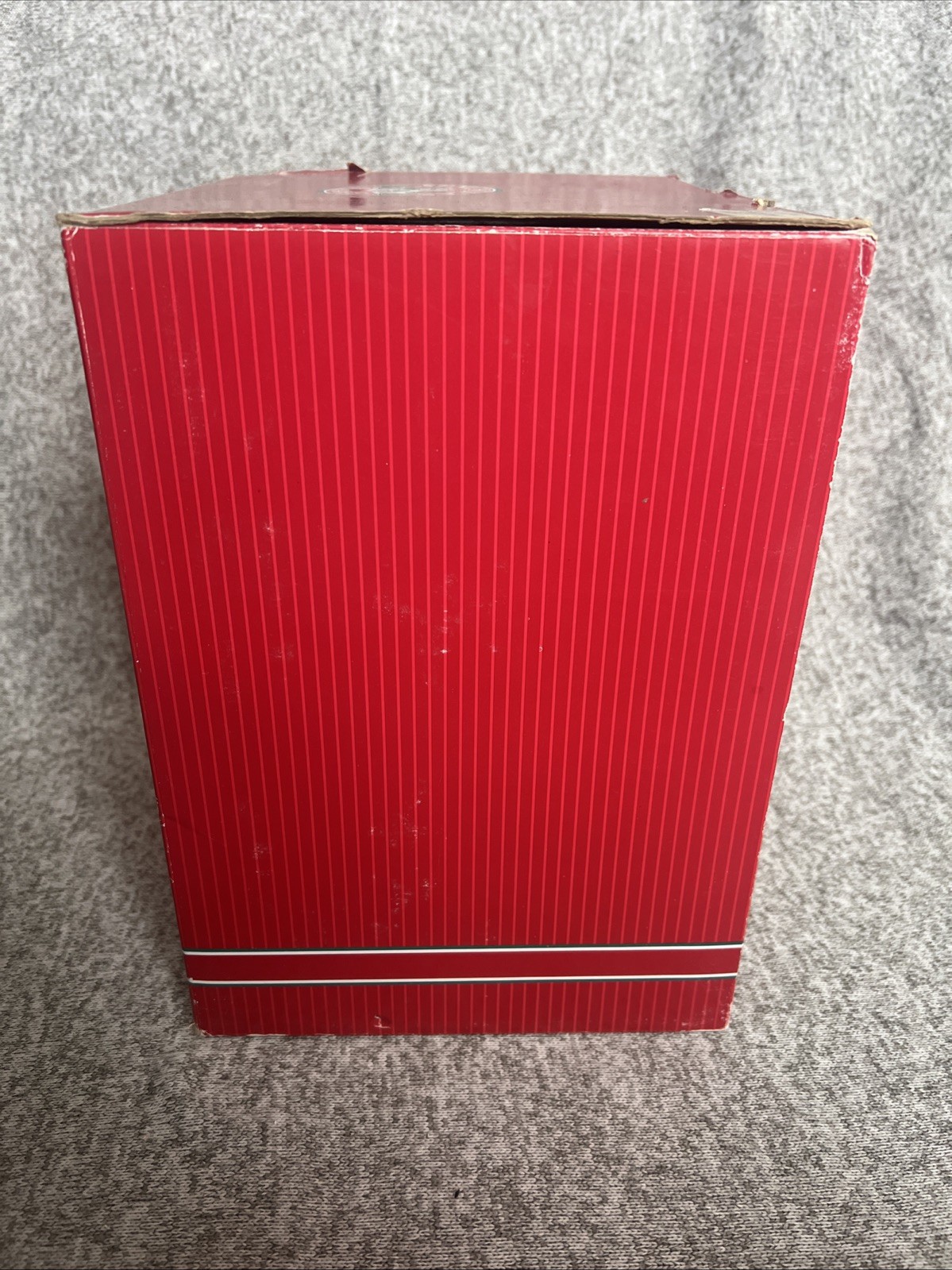 Rare | St Nicholas Square - Chapel Christmas Village House Stained Glass Painted