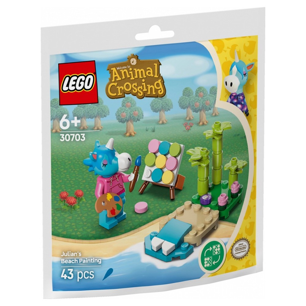 Lego Animal Crossing Julian's Beach Painting 30703 Paperbag Brand New in Packet. - Image 8