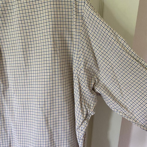 Ralph Lauren Classic Fit Yellow Oxford Shirt Men's XXL Long Sleeve Cotton Plaid - Picture 10 of 13