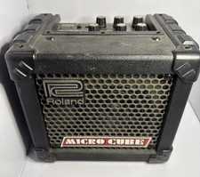 Roland Micro Cube N225 Guitar Amp No Power Cord Tested Working Battery Operated