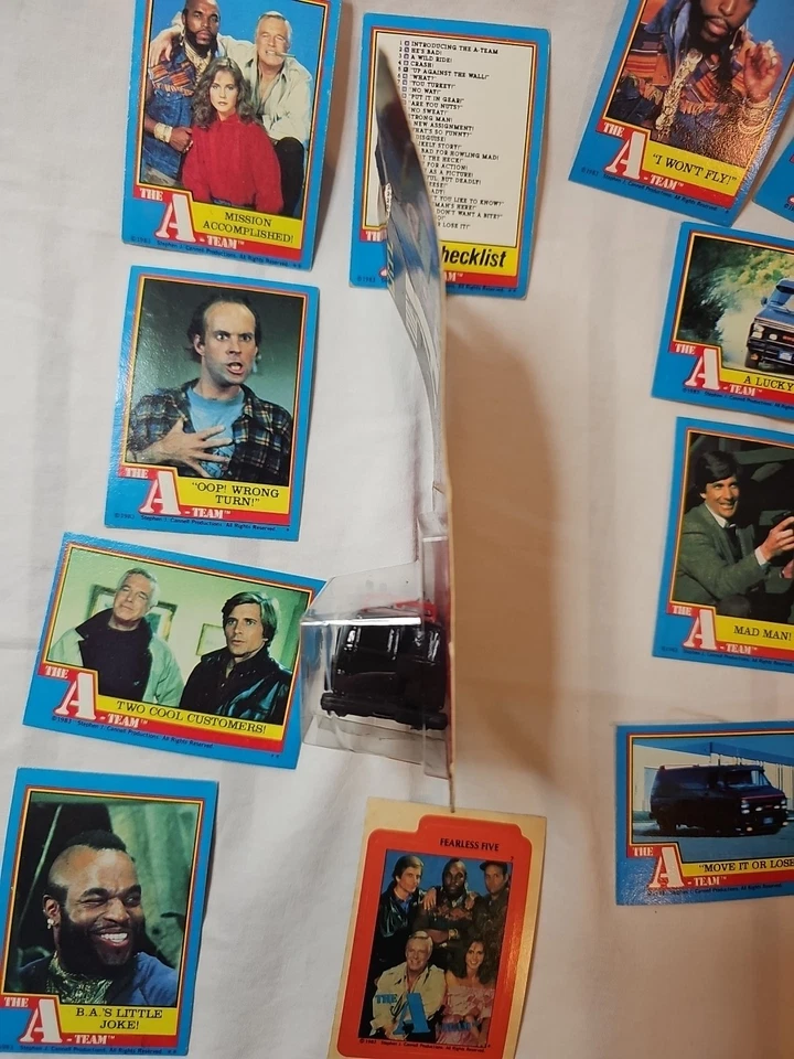 Extremadamente RARO - 1983 ERTL 1:64 - Furgoneta A-Team con más de 80 cartas y 1 pegatina Foto 4 de 4