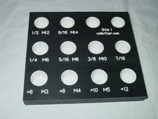 Bilz #1 Tap Adapter Rack Tray Holder Storage Set Quick-Change WE1 w/Sizes AD