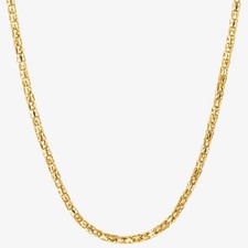 Image of Fred Bennett Everyday Unity 14ct Gold Plated 56cm Popcorn Chain N4568