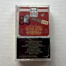 Eagles Eagles Live Cassette Album Rock Asylum C 24050 1980s English