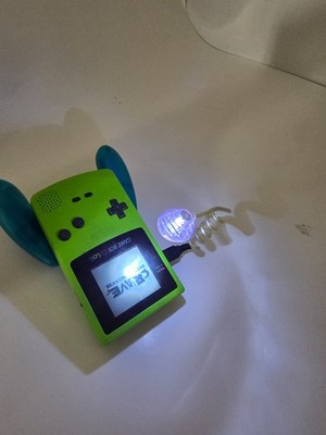 NEW Very Bright LED Wormlight Worm Light for Game boy Color GBC PURPLE/YELLOW