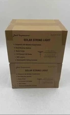 Deck Impressions 82241 100 Lumen 15 LED Filament Bulbs Solar String Lights Lot