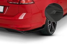Heck Ansatz Tuning Diffusor matt Carbon Look für VW Golf 7 Variant HA296-M