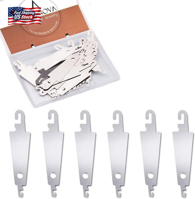 BEADNOVA Needle Threaders 20Pcs Stainless Steel Sewing Needle Threader for Hand