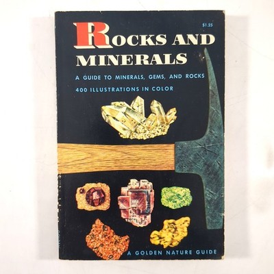 Rocks And Minerals Golden Nature Guide Zim Shaffer Field Guide 1957